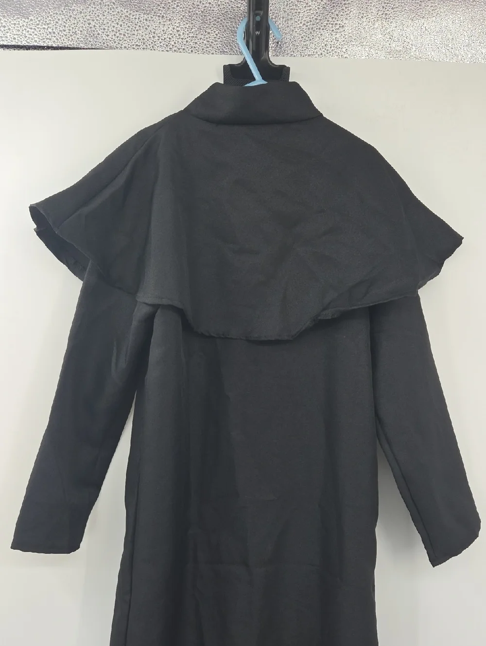 Children's Black Priest Costume with Gold Cross